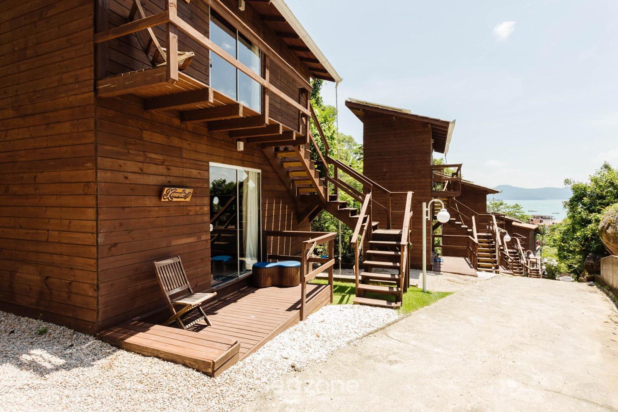 Chalet Chale Rustico Perto Da Praia Em Jurere Mav005